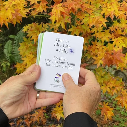 Affirmation Card Deck - How to Live Like a Fairy