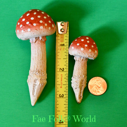 Fairy Garden Red Mushroom Set